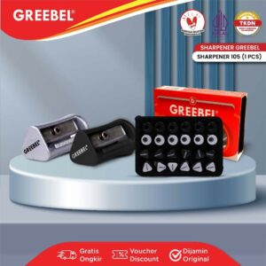 GREEBEL RAUTAN PENSIL SERUTAN SHARPENER 105 (PCS)