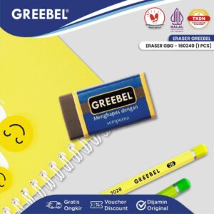 GREEBEL ERASER STIP HAPUSAN GBG-160240S (PCS) PENGHAPUS PENSIL