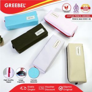 GREEBEL TEMPAT PENSIL - PENSIL CASE 0303-48 (1PCS)