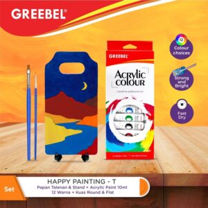 GREEBEL HAPPY PAINTING-T (paket mewarnai)