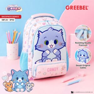 Greebel Tas Ransel Backpack Tom & Jerry 16 Inch (GBTJG-BP02) Tas Fashion Anak Perempuan Sekolah