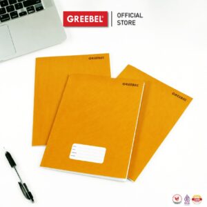 ( 10 BUKU ) BUKU TULIS SAMPUL COKLAT 50 LEMBAR GREEBEL ( 1 PACK 10 BUKU ) KRAFT 50 CAMPUS B5